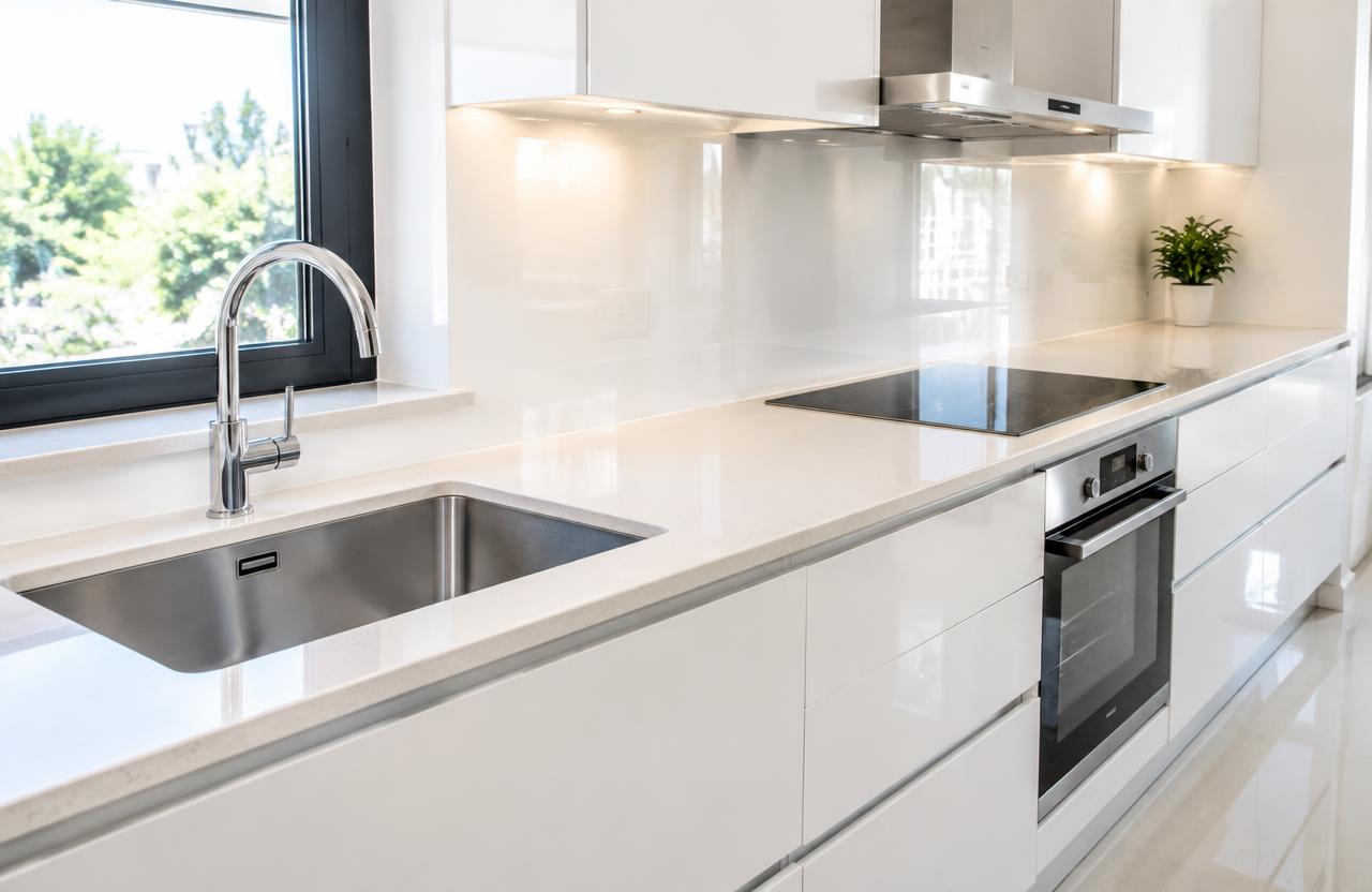 Kitchen after cleaning